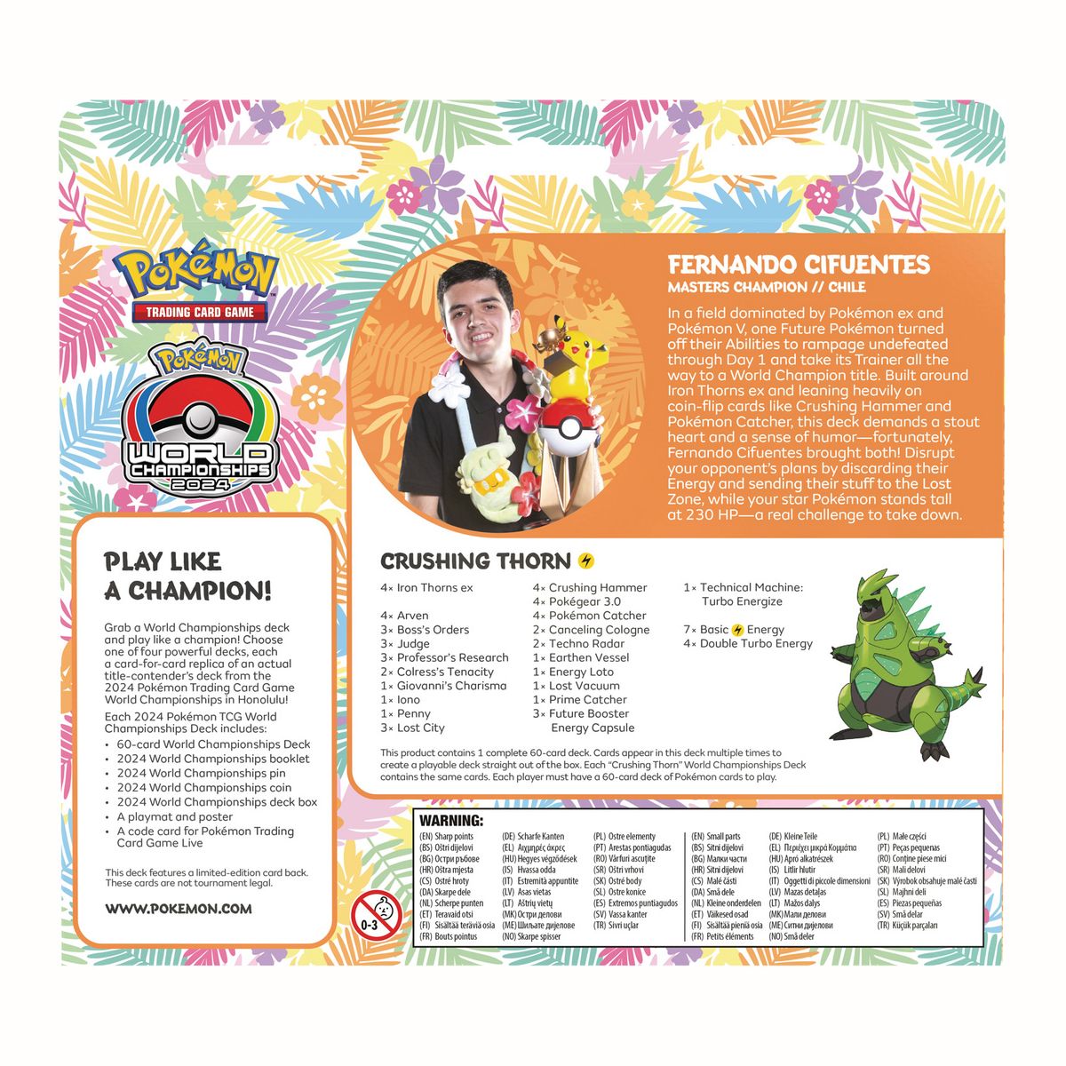 POKEMON - Tcg Cartas Pokemon Wcs Decks (2024) Fernando Cifuentes