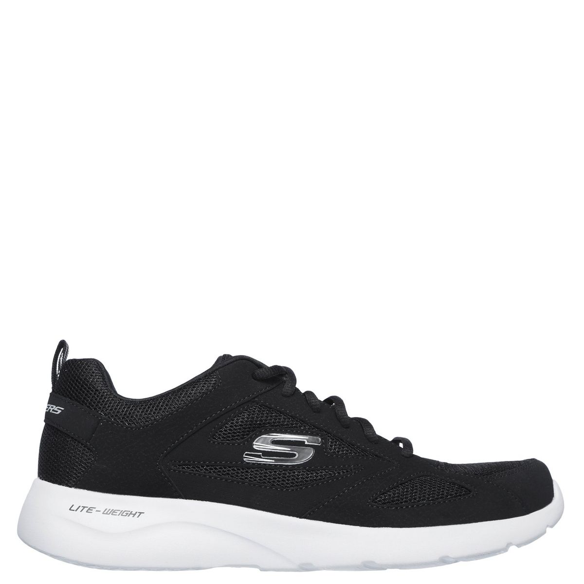 SKECHERS - Zapatilla Urbana Hombre Cuero Negro Skechers