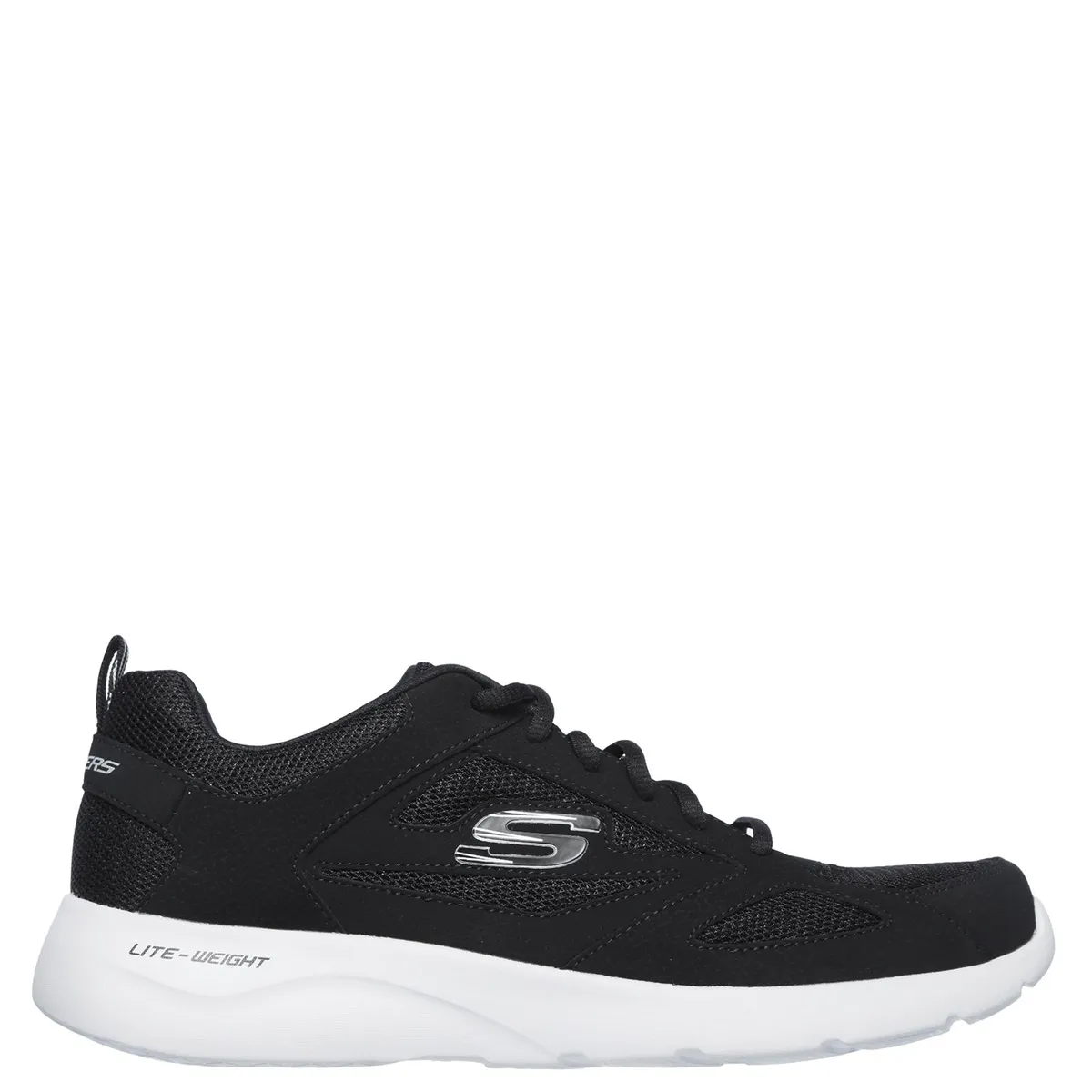 SKECHERS - Zapatilla Urbana Hombre Cuero Negro Skechers