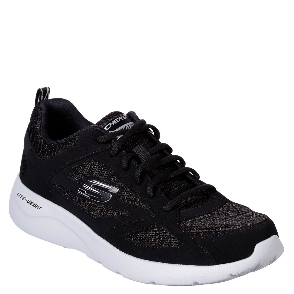 SKECHERS - Zapatilla Urbana Hombre Cuero Negro Skechers