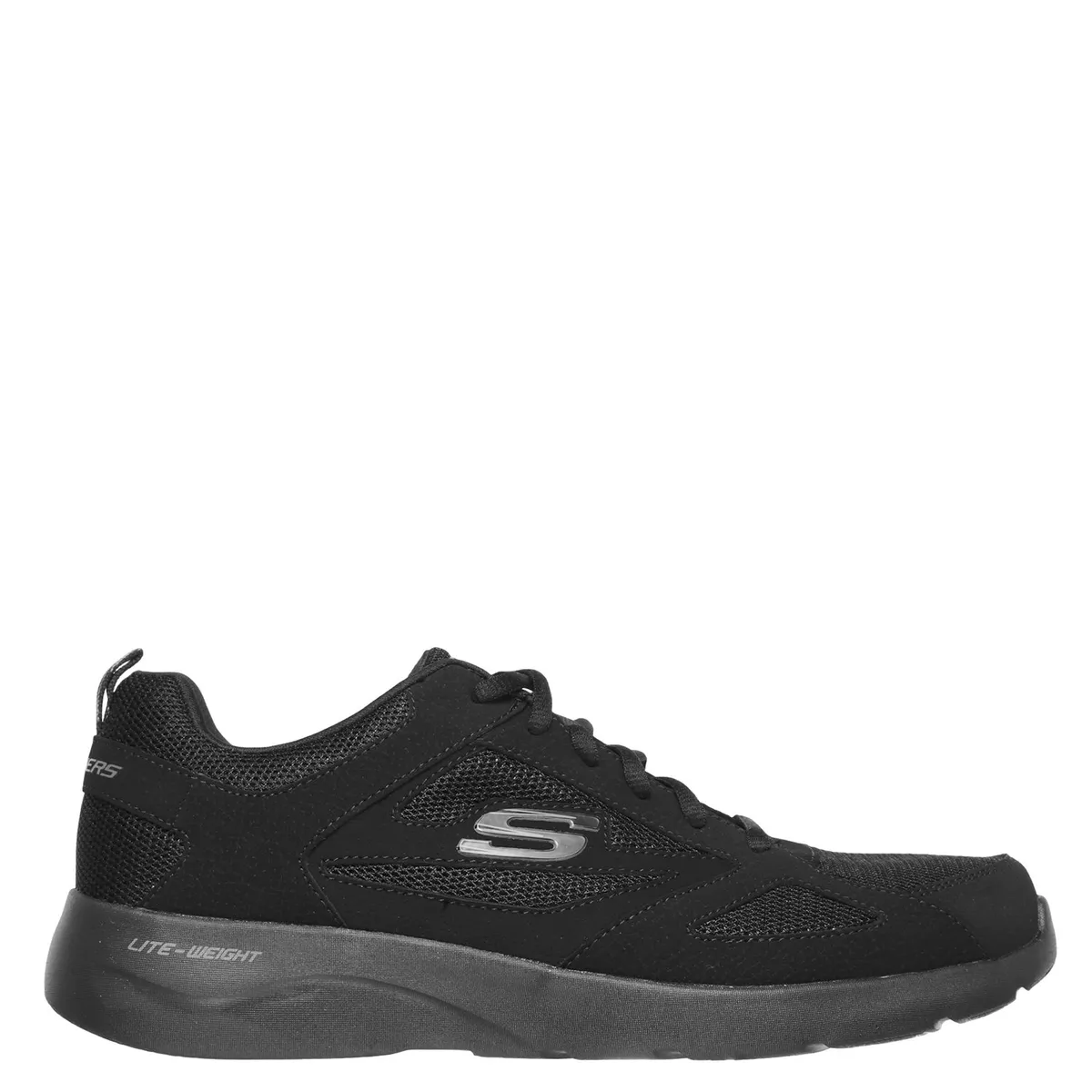 SKECHERS - Zapatilla Urbana Hombre Cuero Negro Skechers