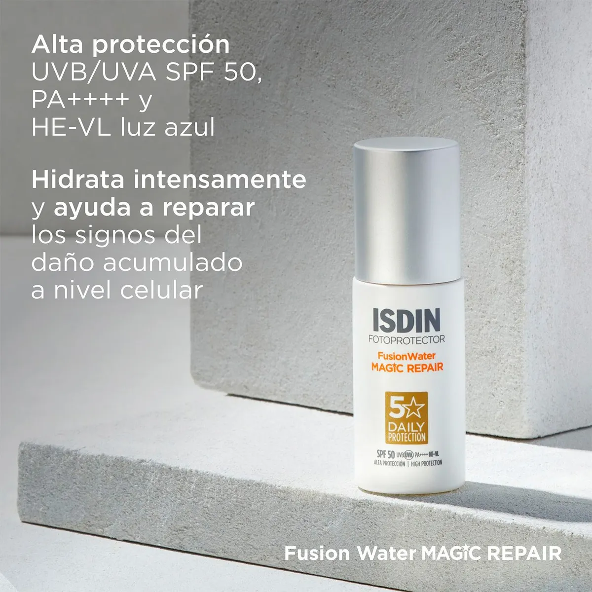 ISDIN - Fotoprotector Fusion Water Magic Repair Spf 50 50Ml Isdin