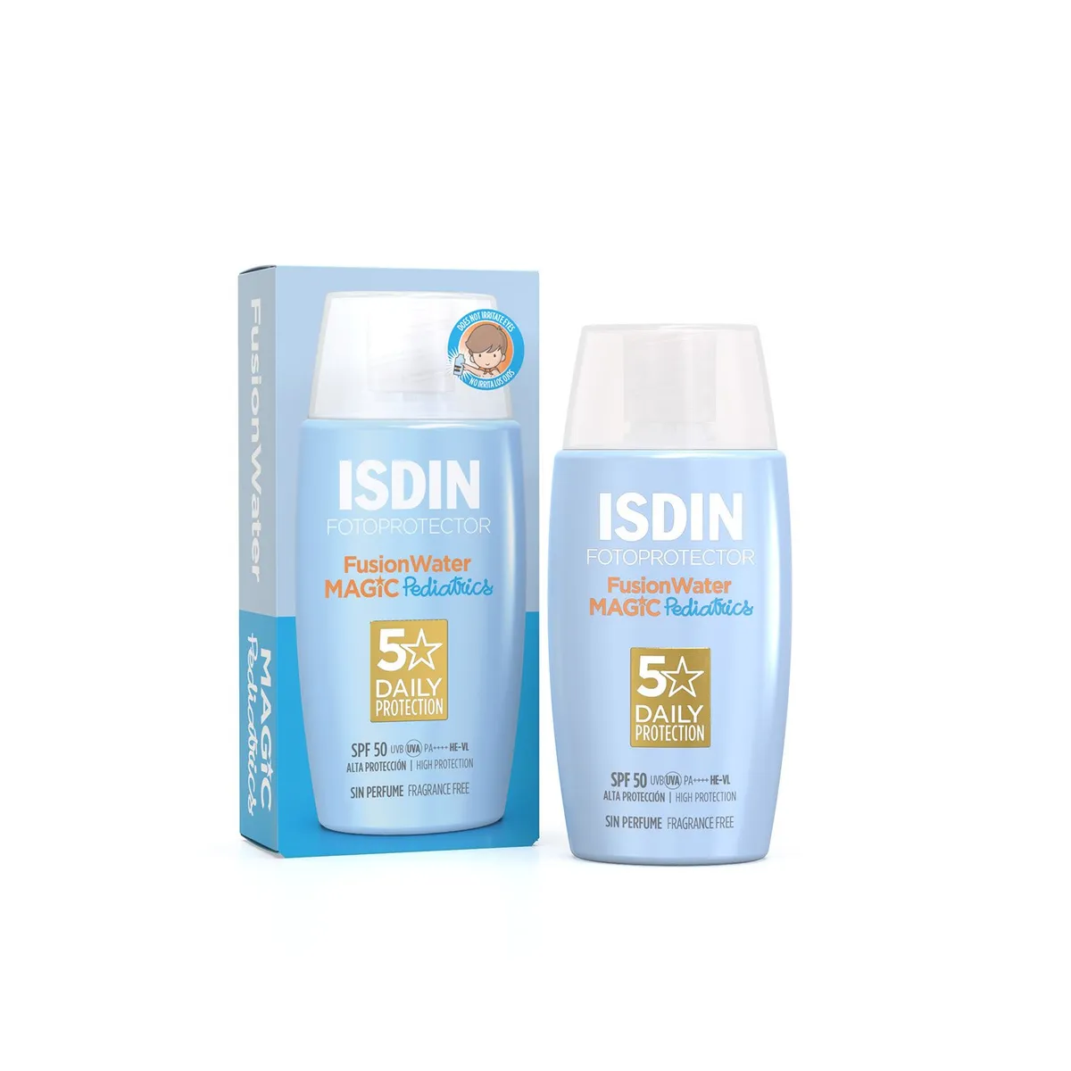 ISDIN - Fotoprotector Fusion Water Magic Pediatrics Spf 50 Ml Isdin