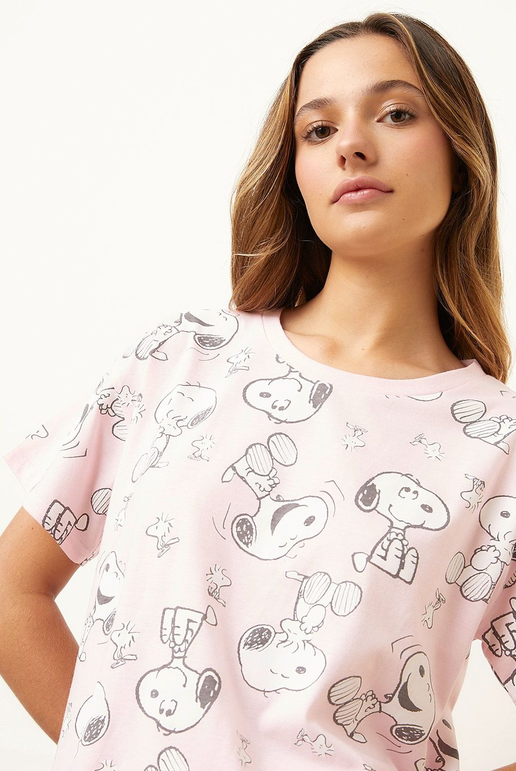 SNOOPY - Pijama Full Print Mujer Snoopy