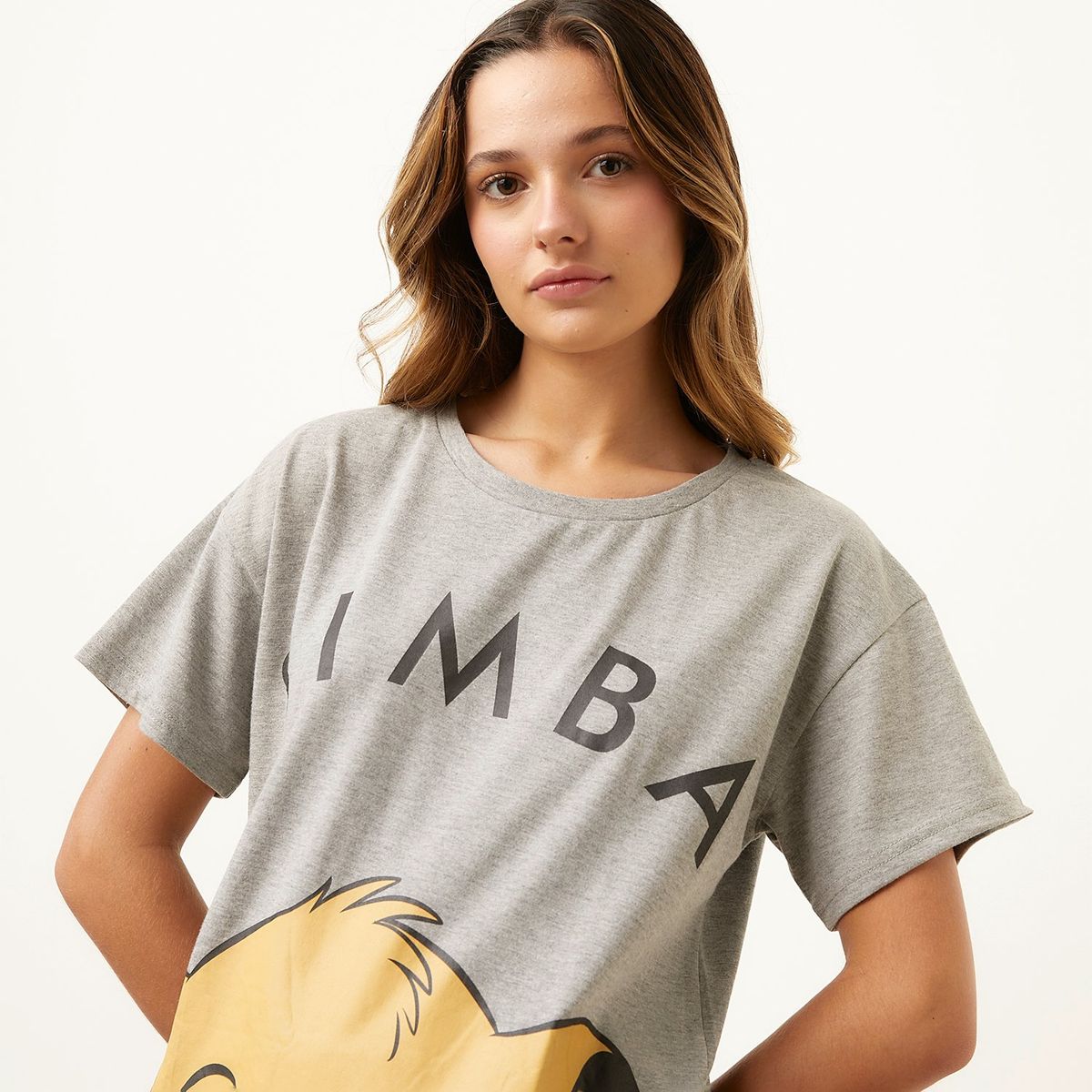 DISNEY - Pijama Simba Asomado El Rey León Mujer Disney