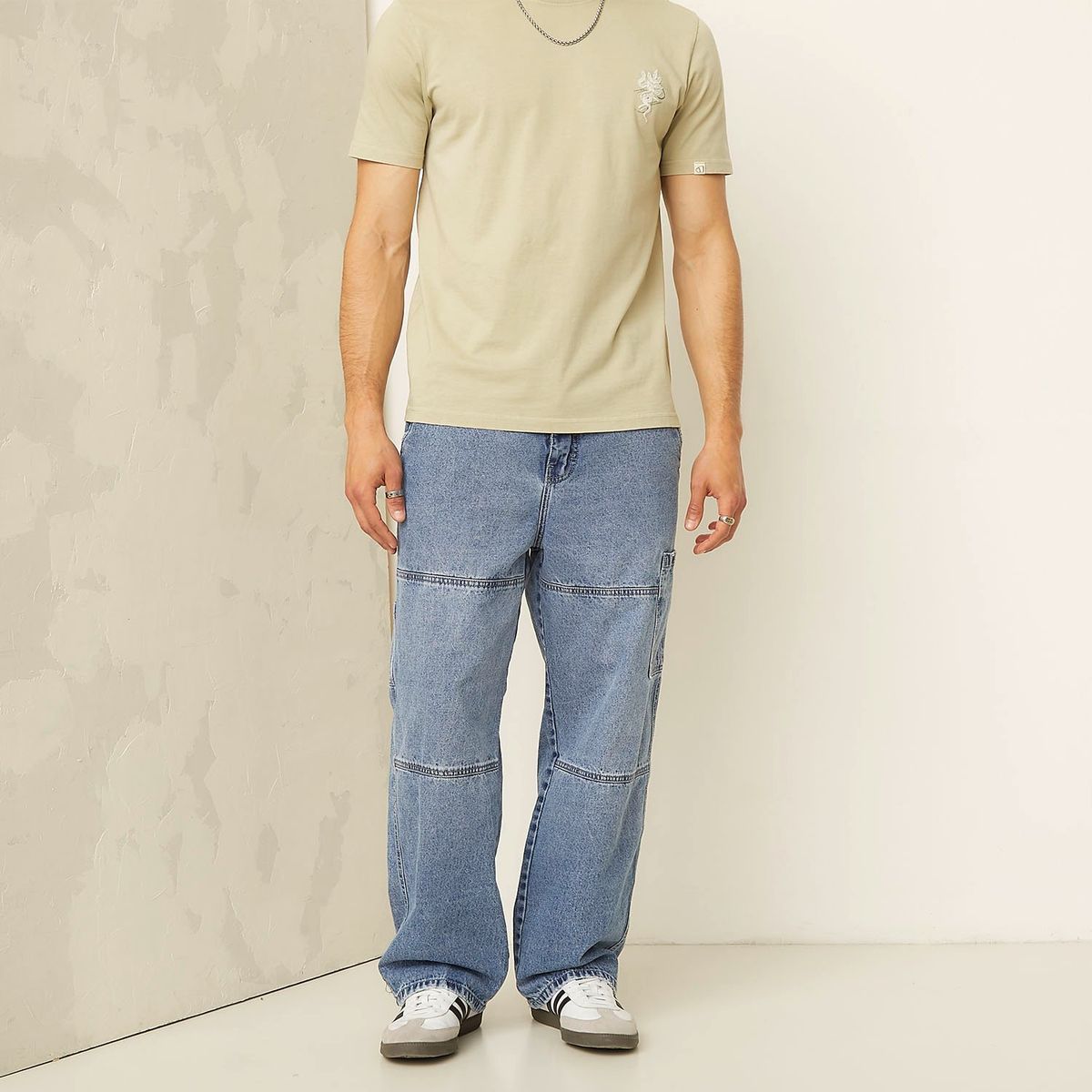 AMERICANINO - Jeans Baggy Americanino 100% Algodón Fit Baggy Hombre