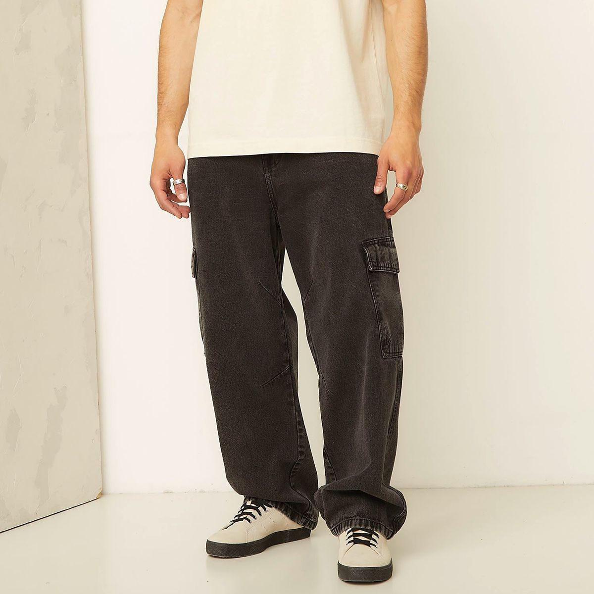 AMERICANINO - Jeans Cargo Baggy Hombre Americanino