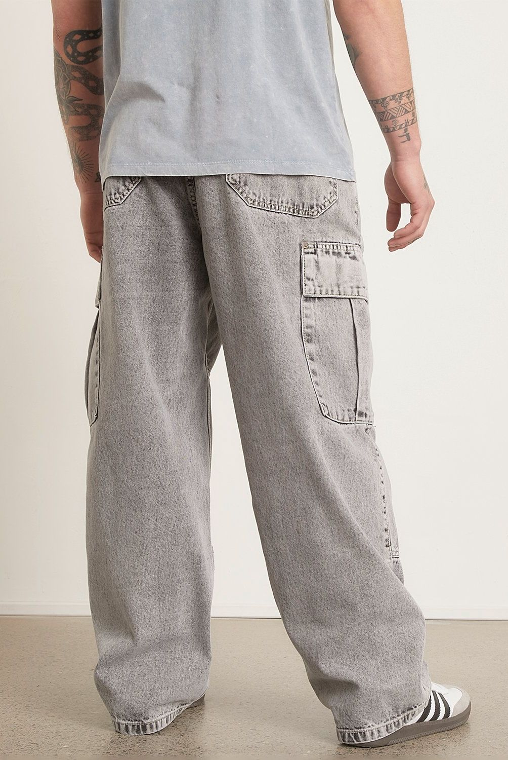 AMERICANINO - Jeans Cargo Americanino Baggy 100% Algodón Hombre