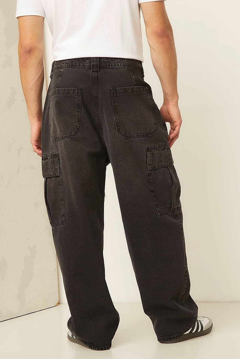 AMERICANINO - Jeans Cargo Americanino Baggy 100% Algodón Hombre