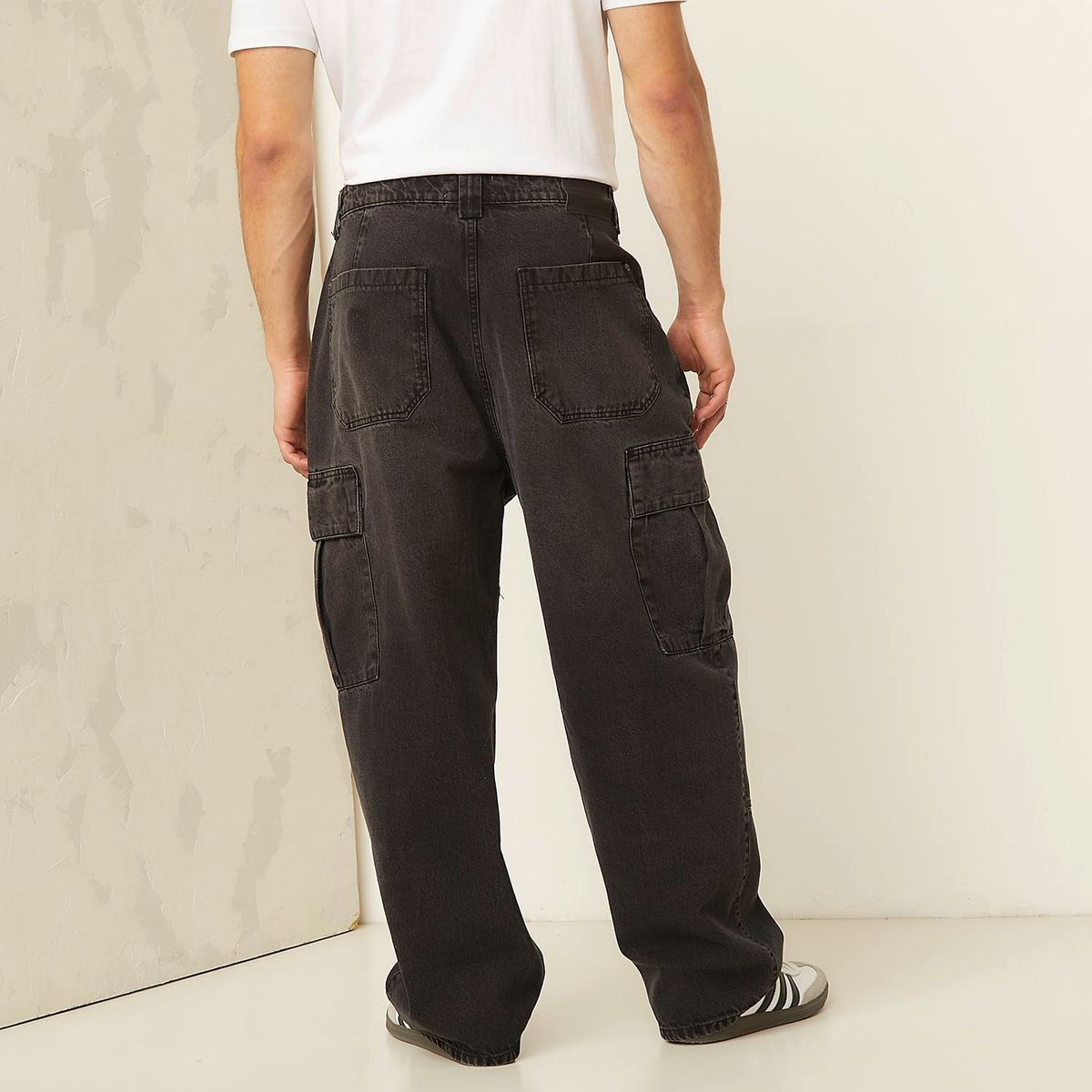 AMERICANINO - Jeans Cargo Americanino Baggy 100% Algodón Hombre