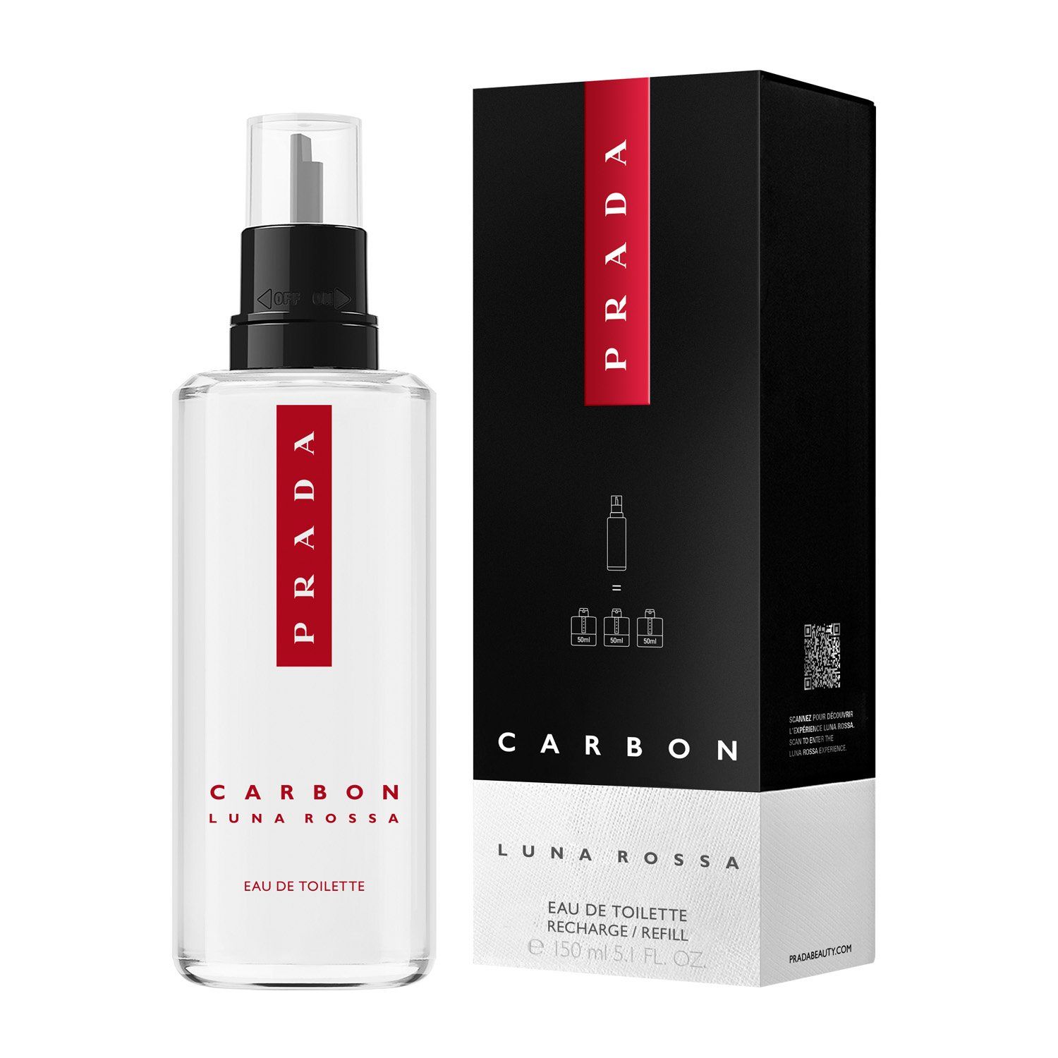 PRADA Refill Perfume Hombre Luna Rossa Carbon Eau de Toilette