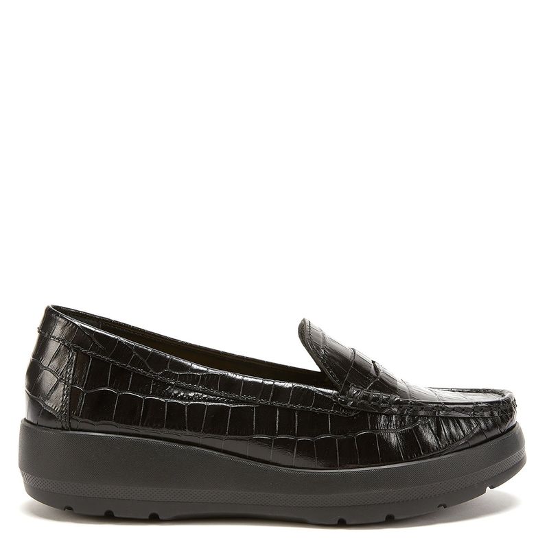 GACEL - Mocasin Mujer Cuero Negro Gacel