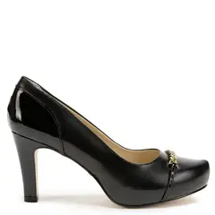GACEL - Zapato Formal Mujer Cuero Negro