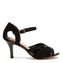 GACEL - Sandalia Mujer Cuero Negro