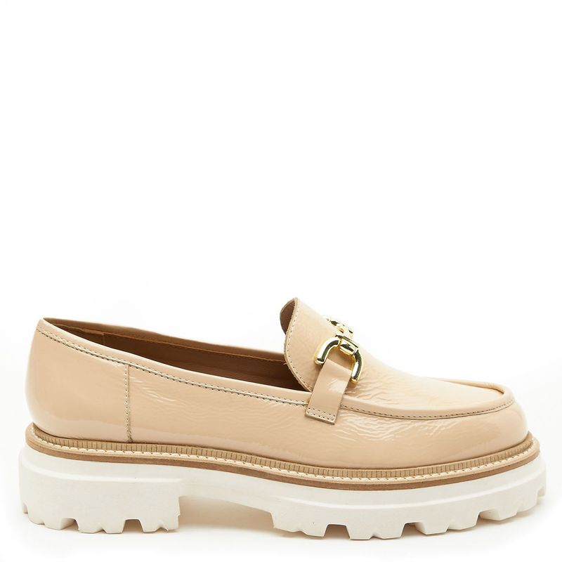 GACEL - Mocasin Mujer Cuero Beige Gacel