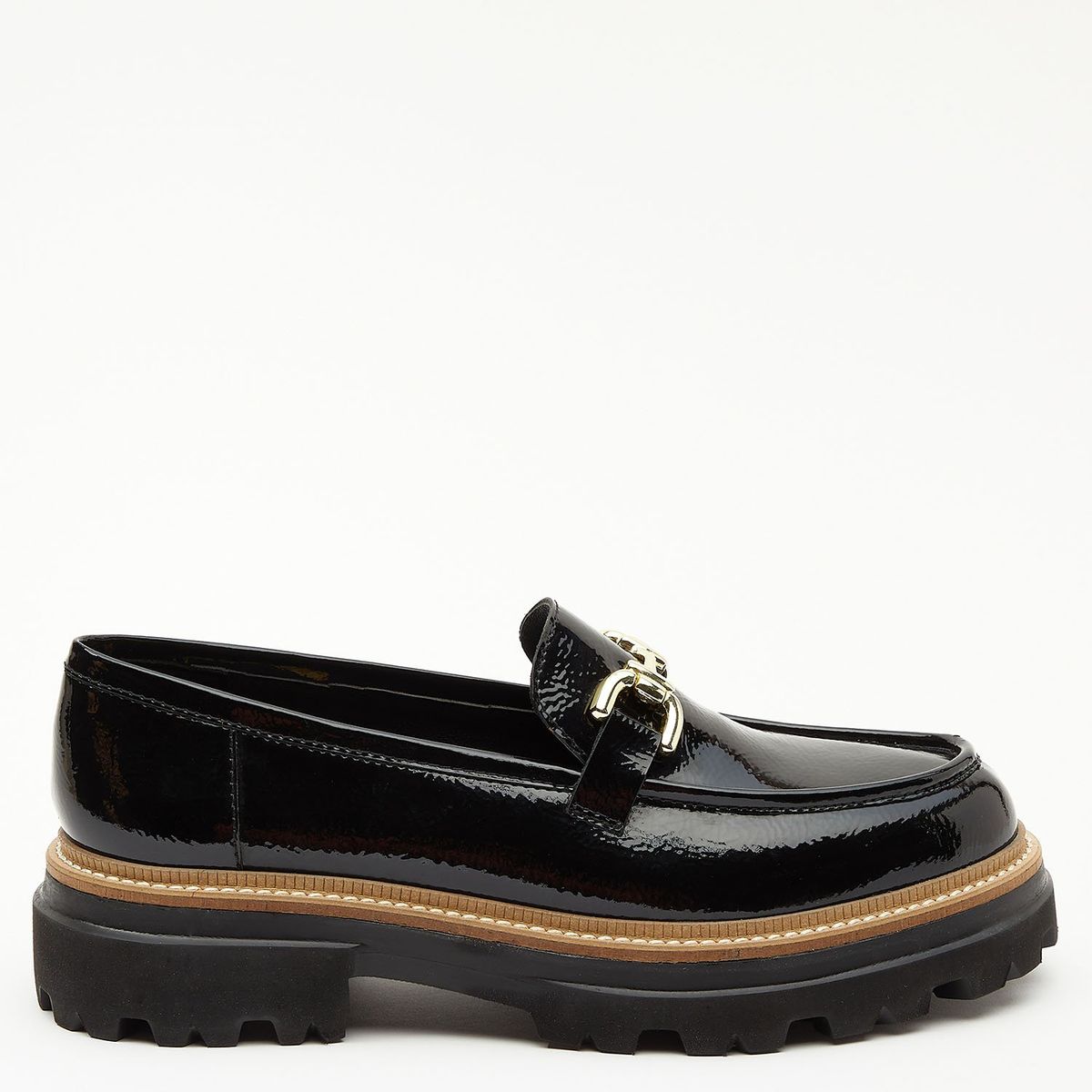 GACEL - Mocasín Mujer Cuero Negro Gacel