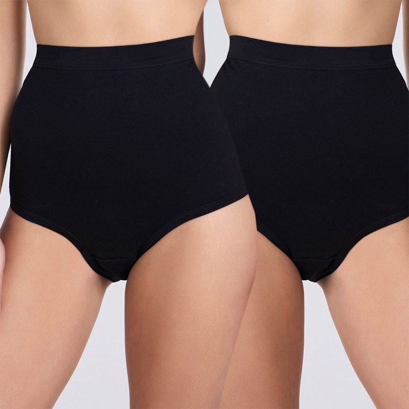 INTIME - Pack De 2 Calzón Tiro Alto Mujer Intime