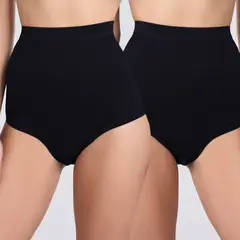 INTIME - Pack De 2 Calzón Tiro Alto Mujer