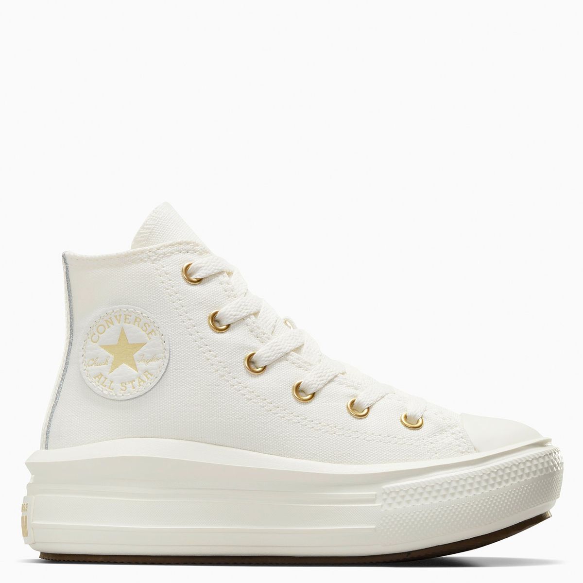 CONVERSE - Chuck Taylor All Star Move Zapatilla Urbana Niña Blanco (27 a 35) Converse