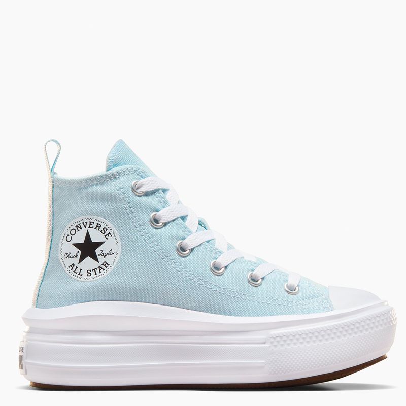 CONVERSE - Chuck Taylor All Star Move Zapatilla Urbana Niña Azul (27 a 35) Converse
