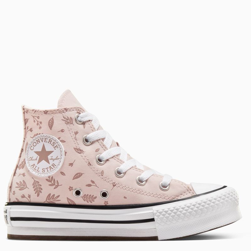 CONVERSE - Chuck Taylor All Star Eva Lift Zapatilla Urbana Niña Rosado (27 a 35) Converse