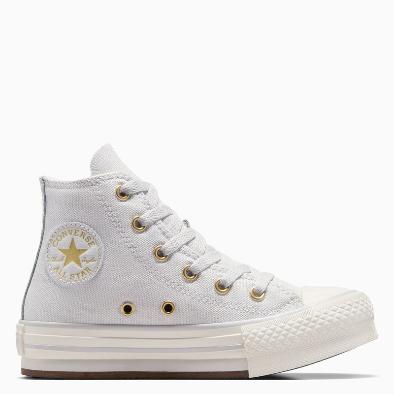 CONVERSE - Chuck Taylor All Star Eva Lift Zapatilla Urbana Niña Gris (27 a 35) Converse