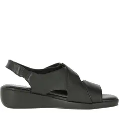 HUSH PUPPIES - Sandalia Mujer Cuero Negro
