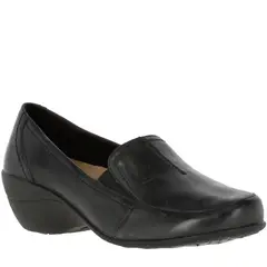 HUSH PUPPIES - Zapato Casual Mujer Cuero Negro