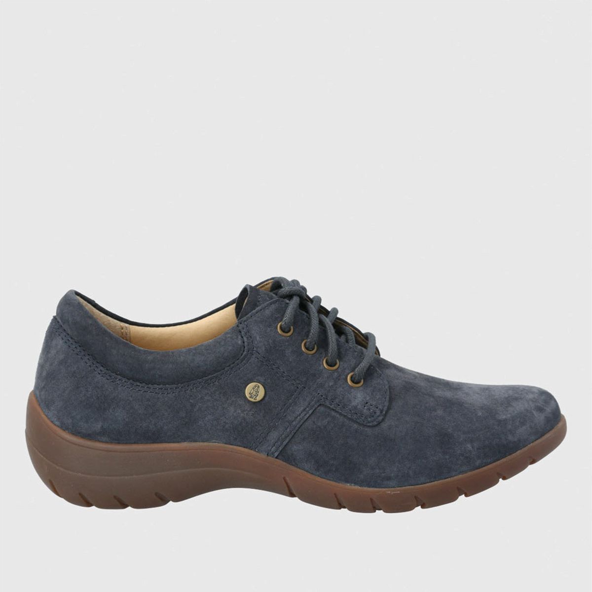 HUSH PUPPIES - Zapato Casual Mujer Cuero Azul Hush Puppies