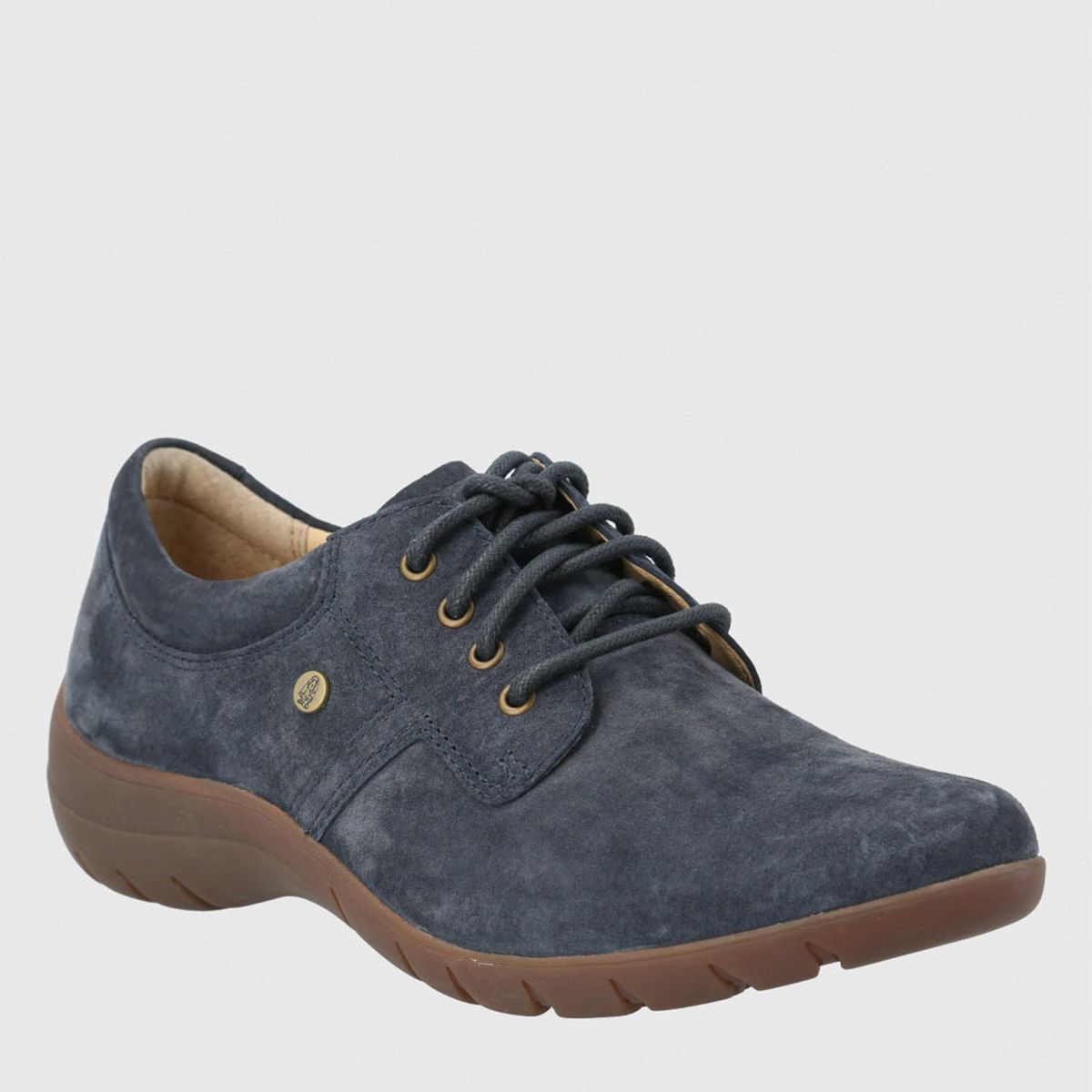 HUSH PUPPIES - Zapato Casual Mujer Cuero Azul Hush Puppies