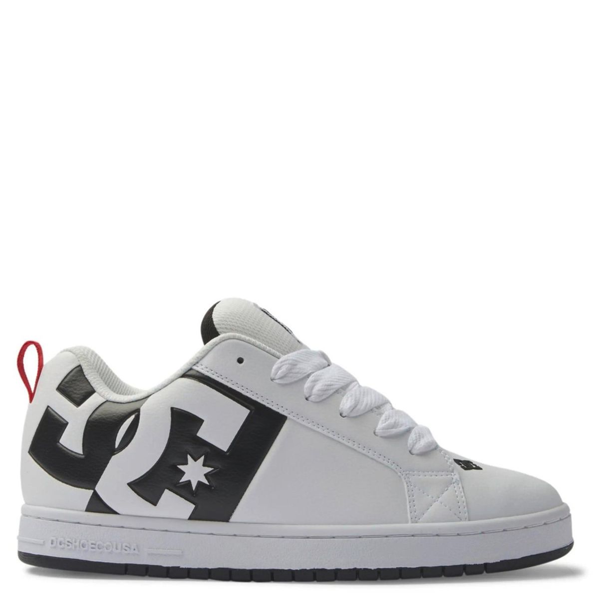 DC SHOES - Ct Graffik Sq Wlk Zapatilla Urbana Cuero Hombre Blanco Dc Shoes