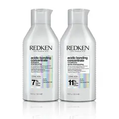 REDKEN - Set Xl Abc Reparación Total Cabello Dañado Acidic Bonding Concentrate Shampoo 500Ml + Acondicionador 500Ml