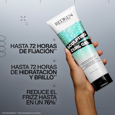 Imagen 2 del producto Gel Definidor De Rizos Para Cabello Rizado Definición Y Control Sin Residuos Hybrid Curls 250Ml
