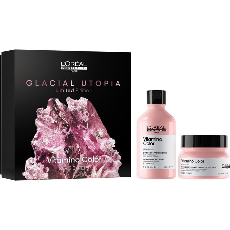 LOREAL PROFESSIONNEL - Set Cuidado del Color Vitamino Color Shampoo 300ml + Máscara 250ml L¿Oréal Professionnel
