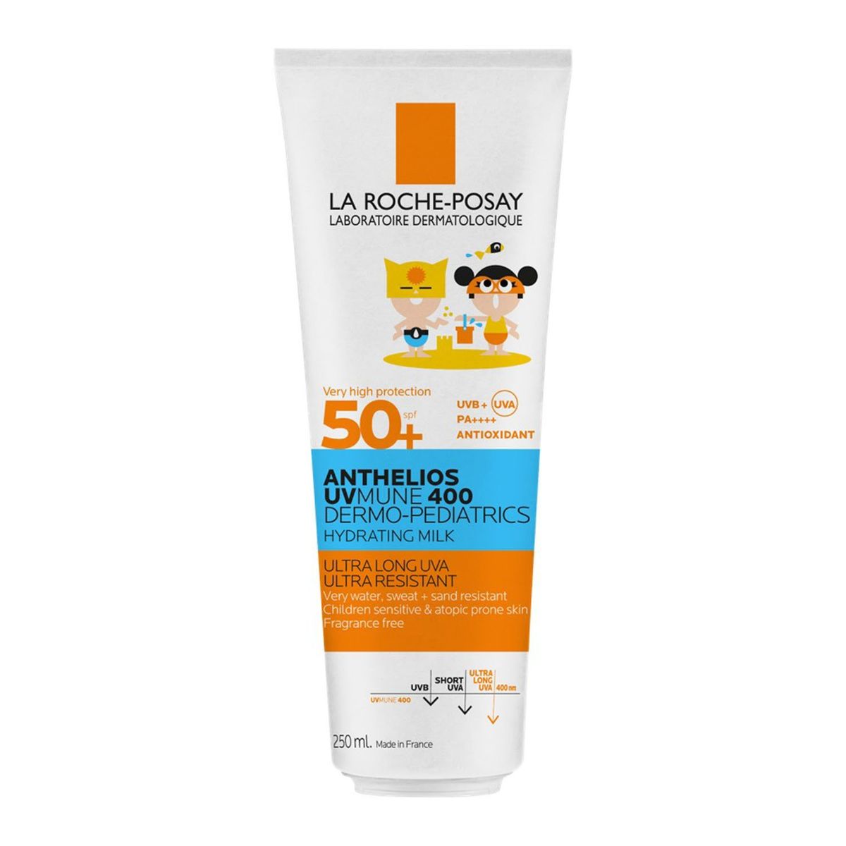 LA ROCHE POSAY - Protector Solar Niños Anthelios Uv Mune 400 Dermo Pediatrics Hydrating Lotion Fps 50+ 250 Ml La Roche Posay
