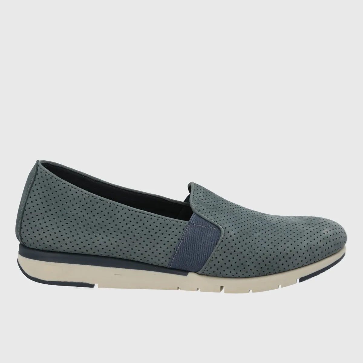 HUSH PUPPIES - Zapato Casual Mujer Cuero Azul Hush Puppies