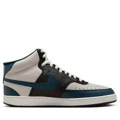 NIKE - Court Vision Mid Zapatilla Urbana Hombre Negro