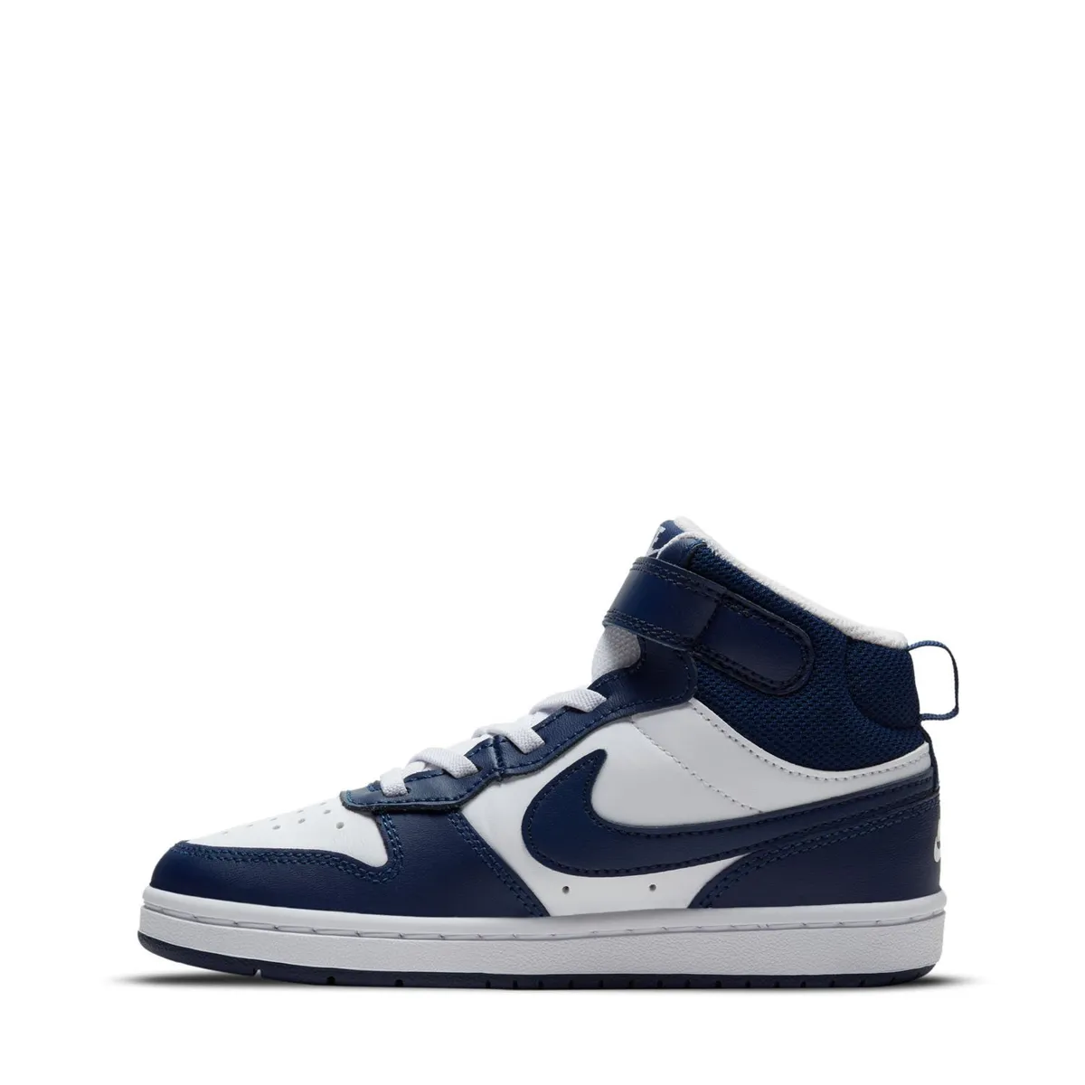 NIKE - Court Borough Mid 2 (Psv) Zapatilla Urbana Niño Cuero Blanco (27 a 34) Nike