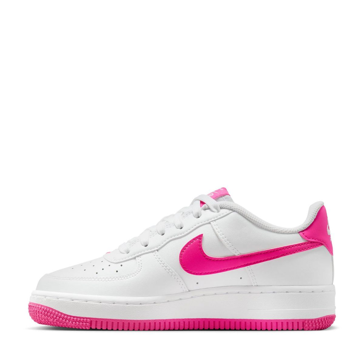 NIKE - Air Force 1 (Gs) Zapatilla Urbana Niña Cuero Blanco (34.5 a 37.5) Nike