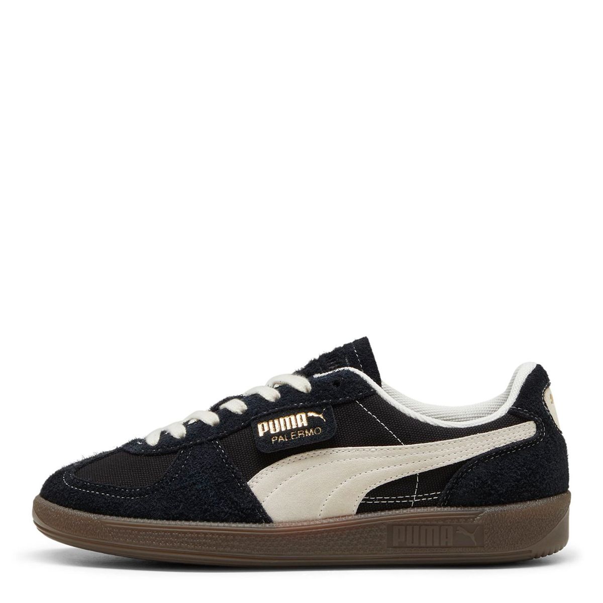 PUMA - Palermo Vintage Zapatilla Urbana Mujer Cuero Negro Puma