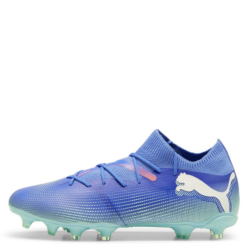 PUMA - Future 7 Match Fg/Ag Zapatilla Fútbol Hombre Celeste Puma