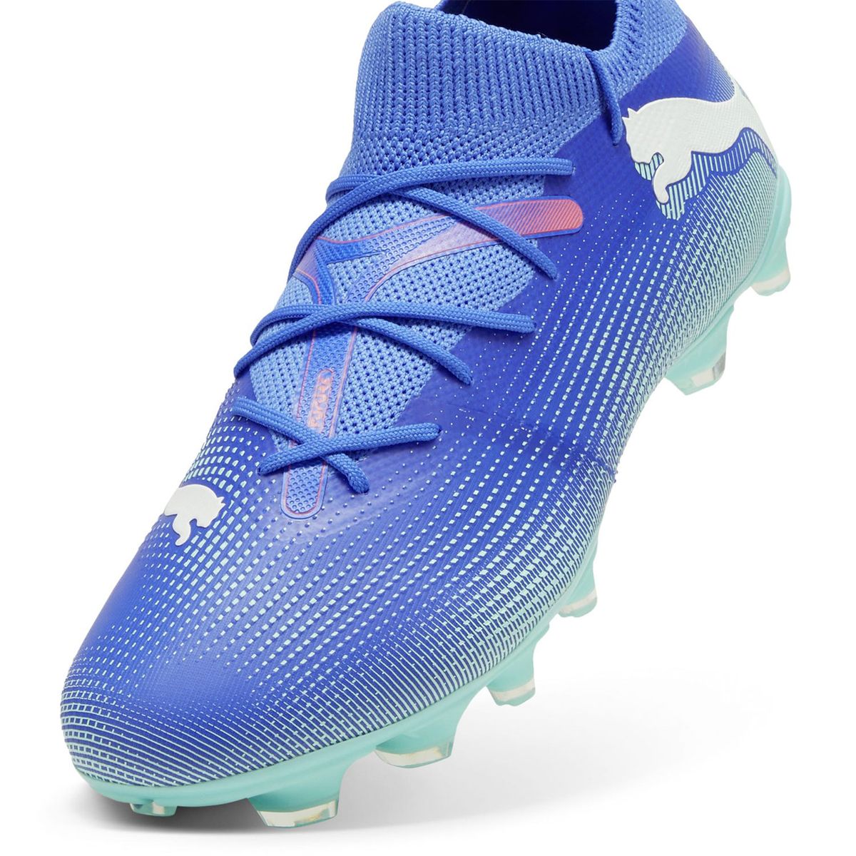 PUMA - Future 7 Match Fg/Ag Zapatilla Fútbol Hombre Celeste Puma