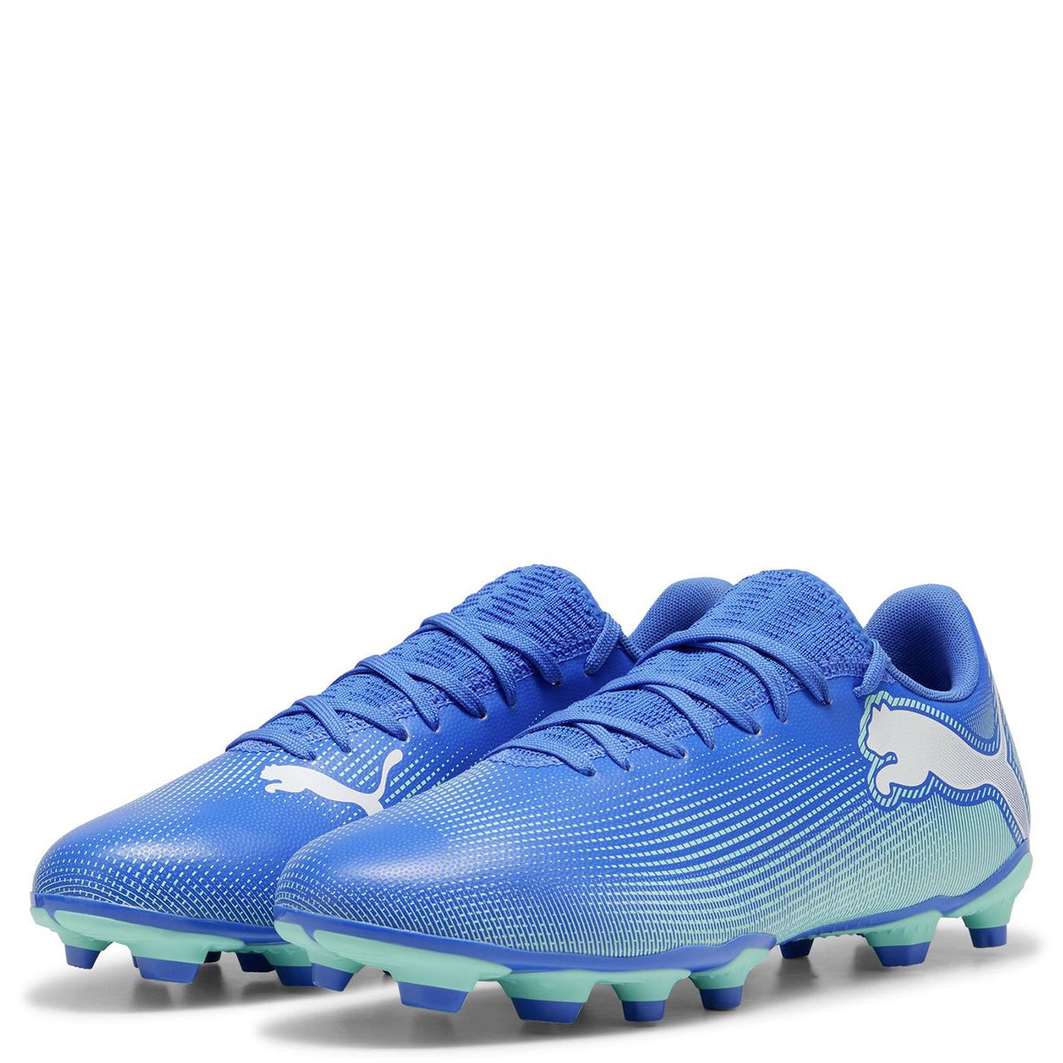 PUMA - Future 7 Play Fg/Ag Zapatilla Fútbol Hombre Celeste Puma