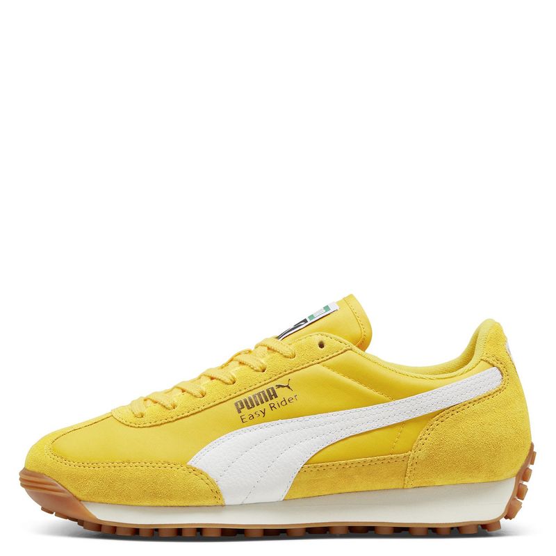 PUMA - Easy Rider Vintage Zapatilla Urbana Unisex Cuero Naranjo Puma