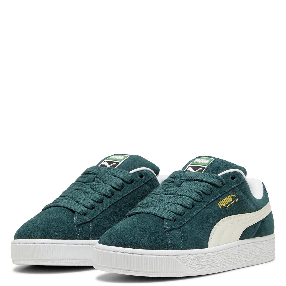 PUMA - Suede Xl Zapatilla Urbana Gamuza Verde Hombre Puma