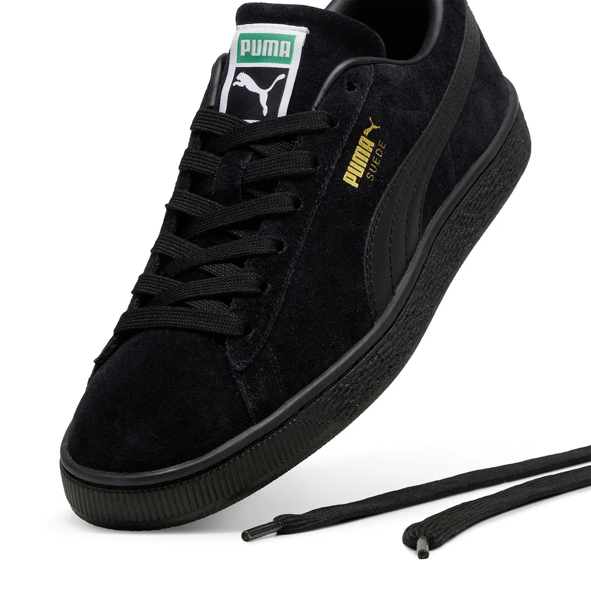 PUMA - Suede Classic Zapatilla Urbana Hombre Negro Puma