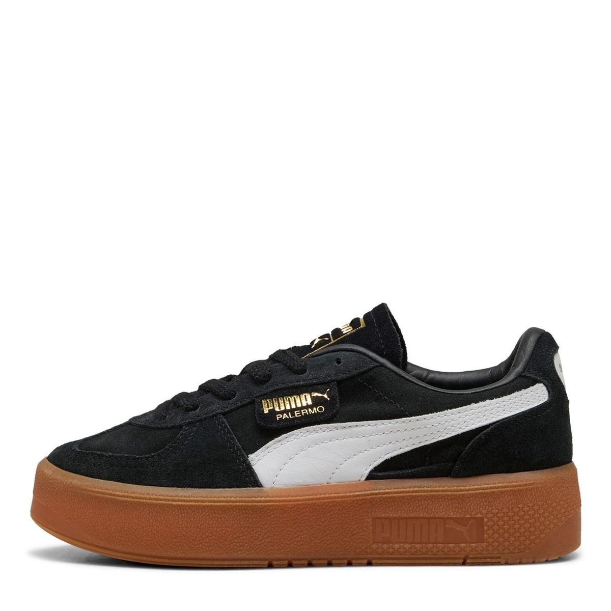 PUMA - Palermo Elevata Zapatilla Urbana Mujer Cuero Negro Puma