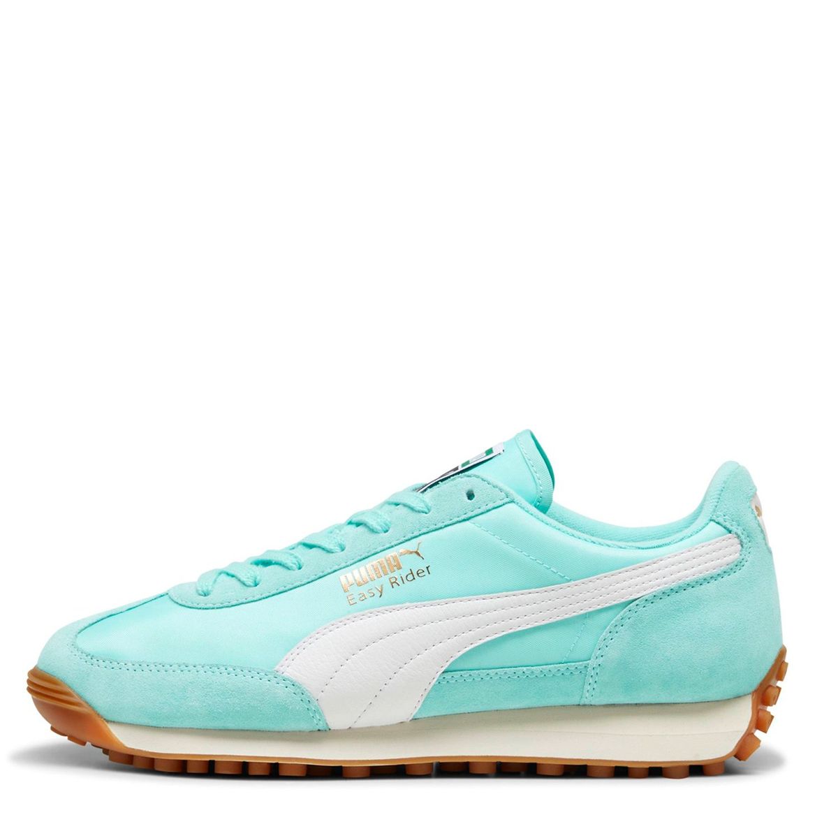 PUMA - Easy Rider Vintage Zapatilla Urbana Mujer Cuero Azul Puma