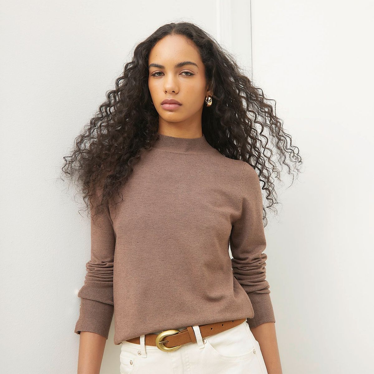 BASEMENT - Sweater Manga Larga Mujer Basement