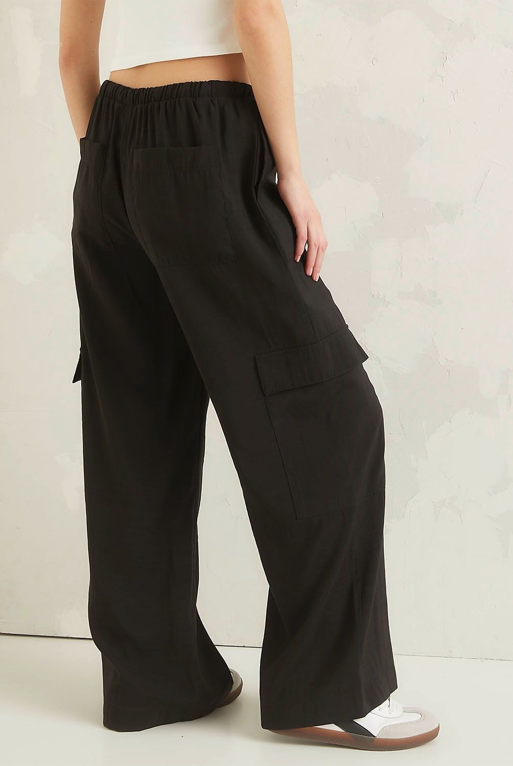 AMERICANINO - Pantalón Cargo Tiro Medio Mujer Americanino